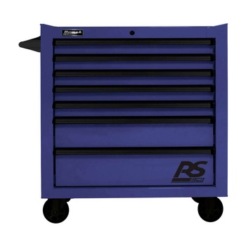 CABINETS | Homak 36 in. RS Pro 7-Drawer Roller Cabinet - Blue - BL04036070