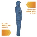 July Member-Exclusive Offer Save 10% off on One Item | Ansell KCC 58516 A20 Breathable Particle Protection Coveralls - 3X-Large/Blue (20/Carton) image number 3