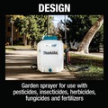 Sprayers | Makita XSU01SM1 18V LXT Lithium-Ion Cordless 2.6 Gallon Backpack Sprayer Kit (4 Ah) image number 12