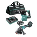 Makita LXT and XGT 20% off sale | Makita GRH08M1GAG01Z-BNDL 40V max XGT Brushless Lithium-Ion 1‑3/16 in. Cordless SDS‑Plus Rotary Hammer and 4‑1/2 in./5 in. Angle Grinder Kit Virtual Bundle (4 Ah) image number 0