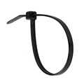 Ropes and Ties | Klein Tools 450-200 100-Piece 7.75 in. 50 lbs. Tensile Strength Heavy Duty Nylon Cable Zip Tie Set - Black image number 1