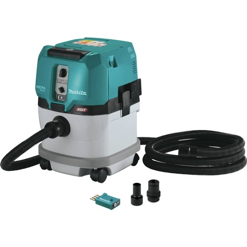 Clearance Center | Makita GCV04ZUX 40V Max XGT Brushless Lithium-Ion 4 Gallon Cordless HEPA Filter AWS Dry Dust Extractor (Tool Only) image number 0