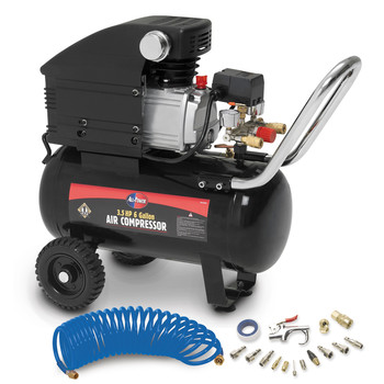 All Power 3.5 HP Peak 6 Gallon Air Compressor - APC4016A