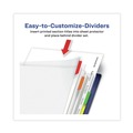 July Member-Exclusive Offer Save 10% off on One Item | Avery 16741 8-Tab 11 in. x 8.5 in. Easy View Plastic Dividers with Multicolored Tabs and Sheet Protector - Clear (1-Set) image number 7