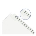 July Member-Exclusive Offer Save 10% off on One Item | Avery 11376 11 in. x 8.5 in. 27-Tab Preprinted Legal Exhibit Bottom A to Z Tab Index Dividers - White (1-Set) image number 6
