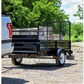 Utility Trailer | Detail K2 MMT5X7-DUG 5 ft. x 7 ft. Multi Purpose Utility Trailer Kits with Drive Up Gate (Black Powder-Coated) image number 2