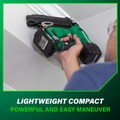 Brad Nailers | Metabo HPT NT1850DFTM 18V MultiVolt Brushless Lithium-Ion Cordless 18-Gauge Compact Brad Nailer Kit (2 Ah) image number 8