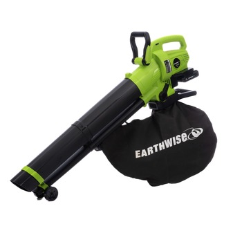 LEAF BLOWERS | Earthwise 20V Lithium-Ion 3-IN-1 Cordless Leaf Blower Kit with 2 Batteries (2 Ah) - LBVM2202