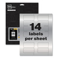 July Member-Exclusive Offer Save 10% off on One Item | Avery 61528 PermaTrack 1.25 in. x 2.75 in. Laser Printers Asset Tag Labels - Metallic Silver (112/Pack) image number 1