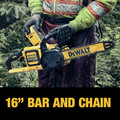 Dewalt DCCS670X1 60V 3.0 Ah FLEXVOLT Cordless Lithium-Ion Brushless 16 in. Chainsaw Kit image number 7