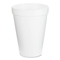  | Dart 12J12 12 oz. Foam Drink Cups - White (25/Pack) image number 1