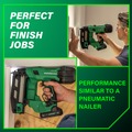 Finish Nailers | Metabo HPT NT1865DSAM 18V MultiVolt Lithium-Ion Brushless 16-Gauge Cordless Straight Finish Nailer Kit (2 Ah) image number 8