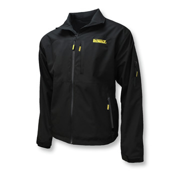 HEATED JACKETS | Dewalt Structured Soft Shell Heated Jacket (Jacket Only) - Medium, Black - DCHJ090BB-M