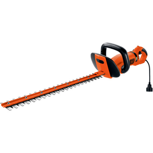  | Black & Decker HH2455 120V 3.3 Amp Brushed 24 in. Corded Hedge Trimmer with Rotating Handle image number 0