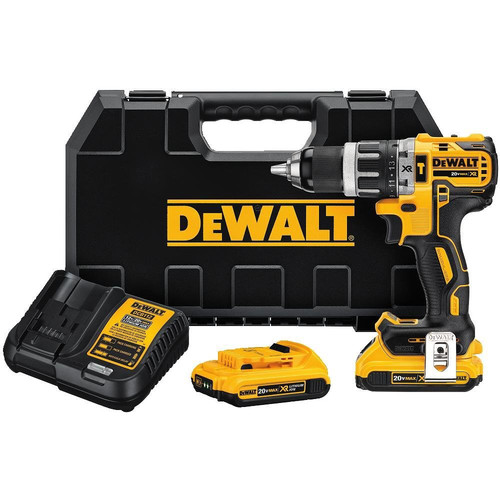 Hammer Drills | Factory Reconditioned Dewalt DCD796D2R 20V MAX XR Lithium-Ion Brushless Compact 2-Speed 1/2 in. Cordless Hammer Drill Kit (2 Ah) image number 0