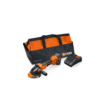 PRODUCTS | Fein CCG 18-125-10 18V Brushless Lithium-Ion 5 in. Cordless Paddle Switch Grinder Kit with Nylon Bag (8 Ah) - 71220462120
