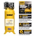 Air Compressors | Dewalt DXCM602A.COM 3.7 HP 60 Gallon Single-Stage Stationary Vertical Air Compressor with Monitoring System image number 2