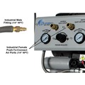 Portable Air Compressors | California Air Tools CAT-20015 1.5 HP 20 Gallon 105-135 PSI 70 Decibel Ultra Quiet Oil-Free Portable Air Compressor image number 10