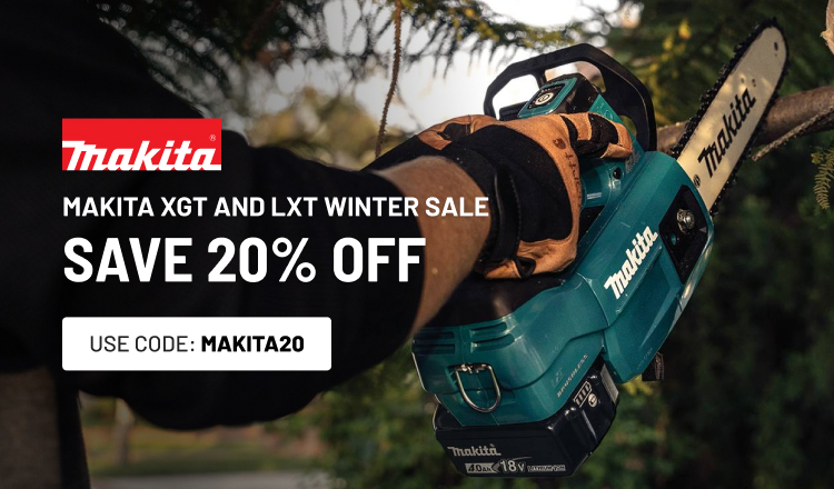 Makita XGT and LXT Winter Sale Save 20%! Makita XGT and LXT Winter Sale Save 20%!