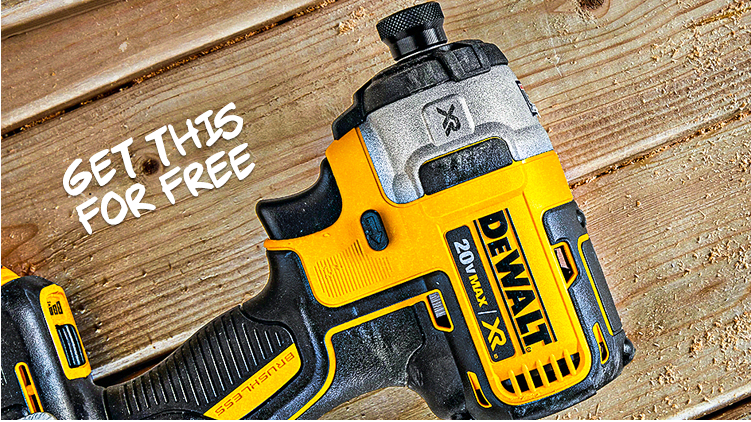 FREE DeWALT Item FREE DeWALT Item