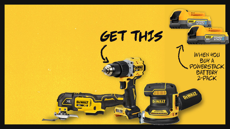 FREE DEWALT 20V MAX Bare Tool! FREE DEWALT 20V MAX Bare Tool!