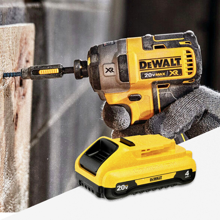 FREE DEWALT 20V MAX 4 Ah Battery FREE DEWALT 20V MAX 4 Ah Battery