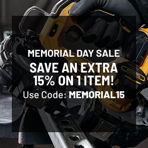 Memorial Day Savings save an extra 15%!