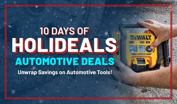 Holideals Day 8! Unwrap Savings on Automotive Tools!