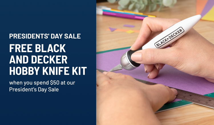Free Black and Decker Hobby Knife Kit