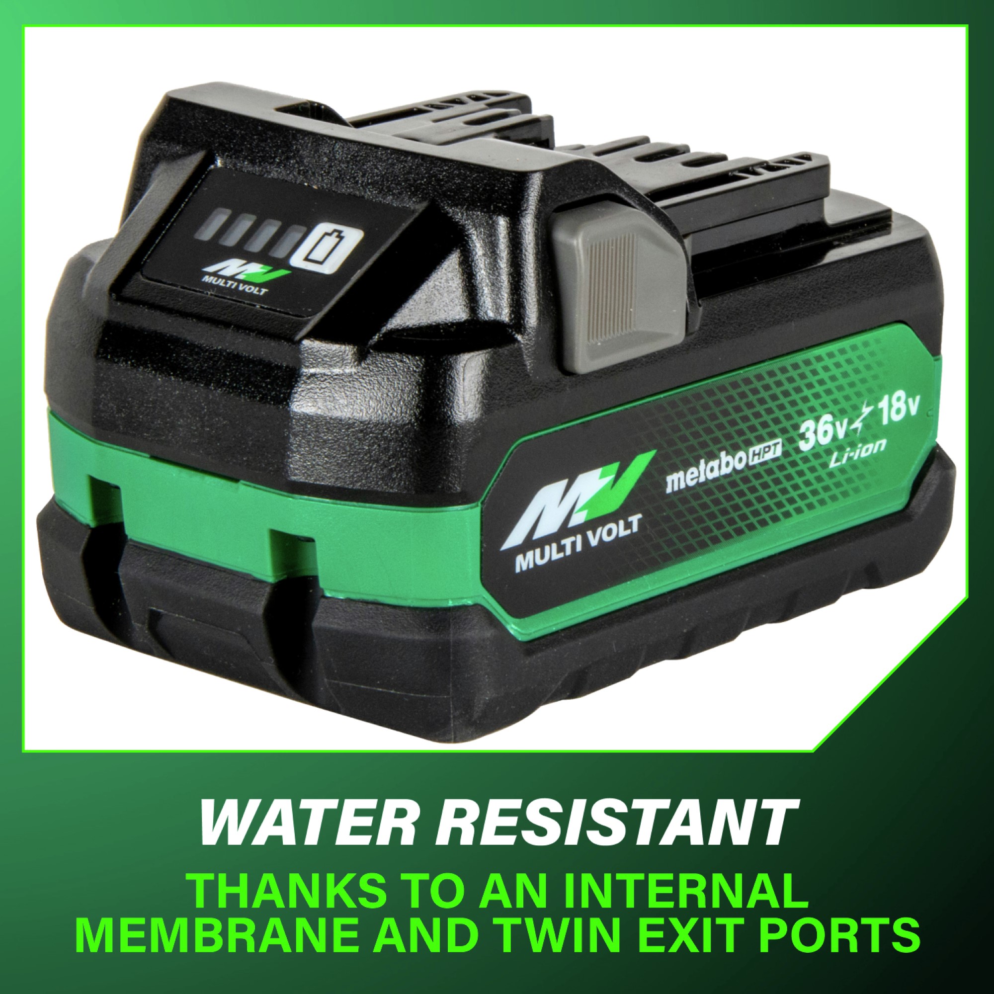 Protect electronics from moisture during demanding jobsite use.