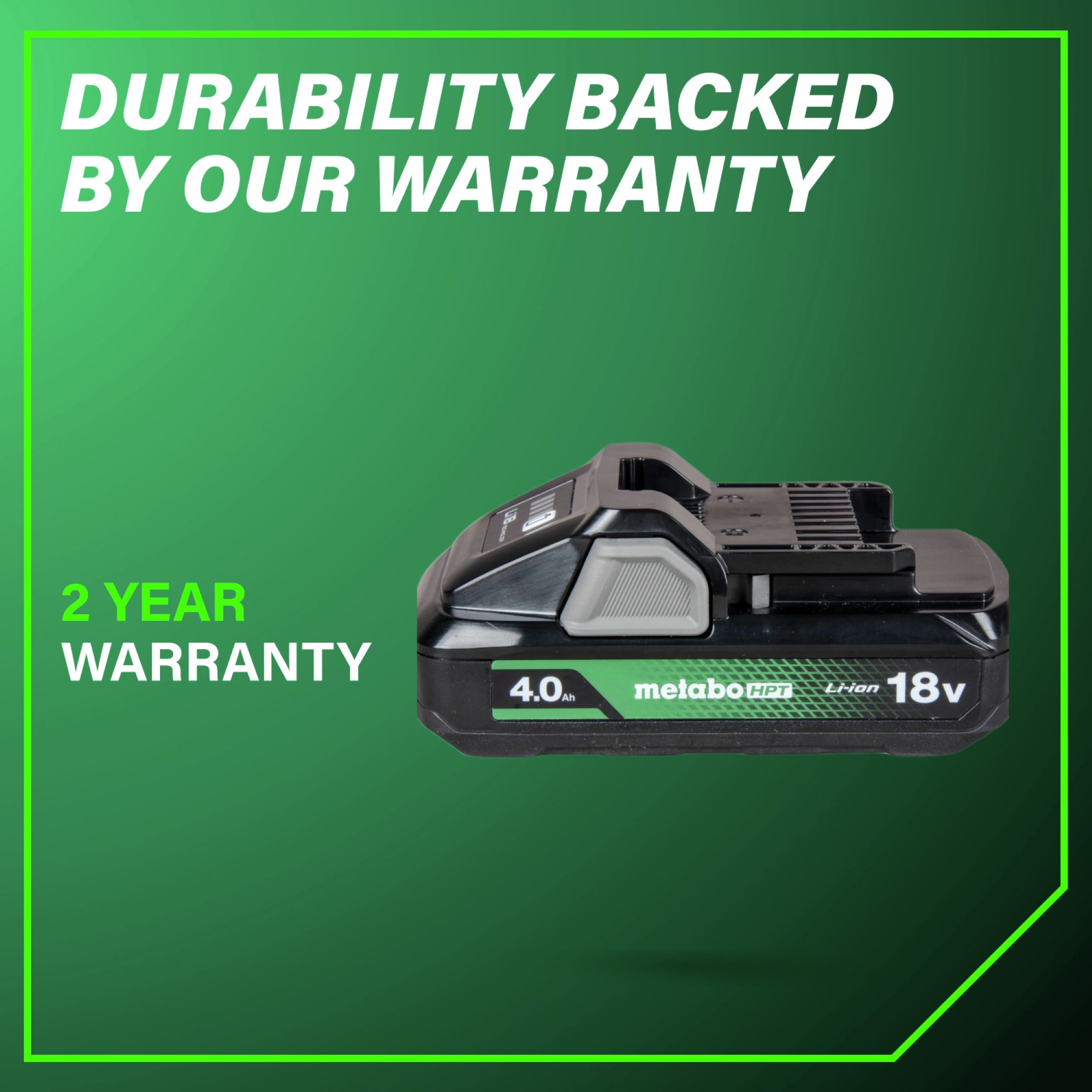 2 Year Warranty.