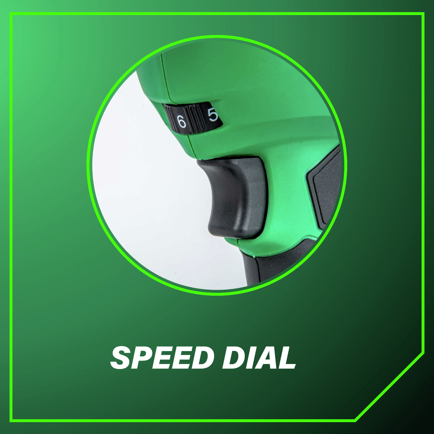 Speed dial gives you total dispensing control.
