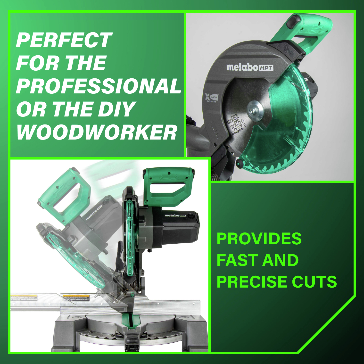 Engineered for performance, this power tool ensures accurate, clean cuts ideal for demanding woodworking tasks.