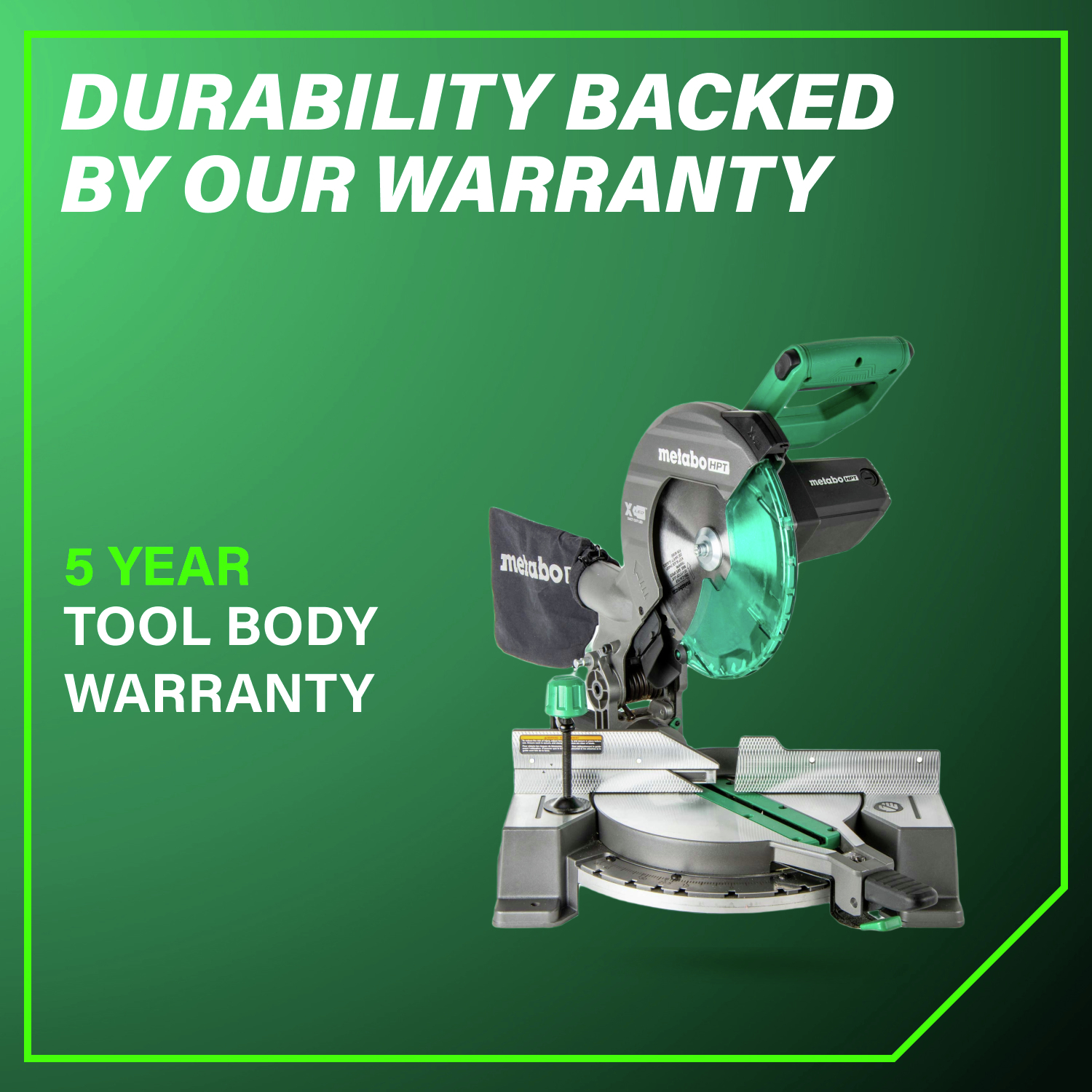 Covered by our 5-year warranty for proven durability and peace of mind.