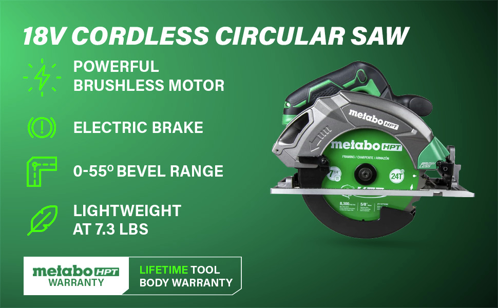18V Cordless Circular Saw