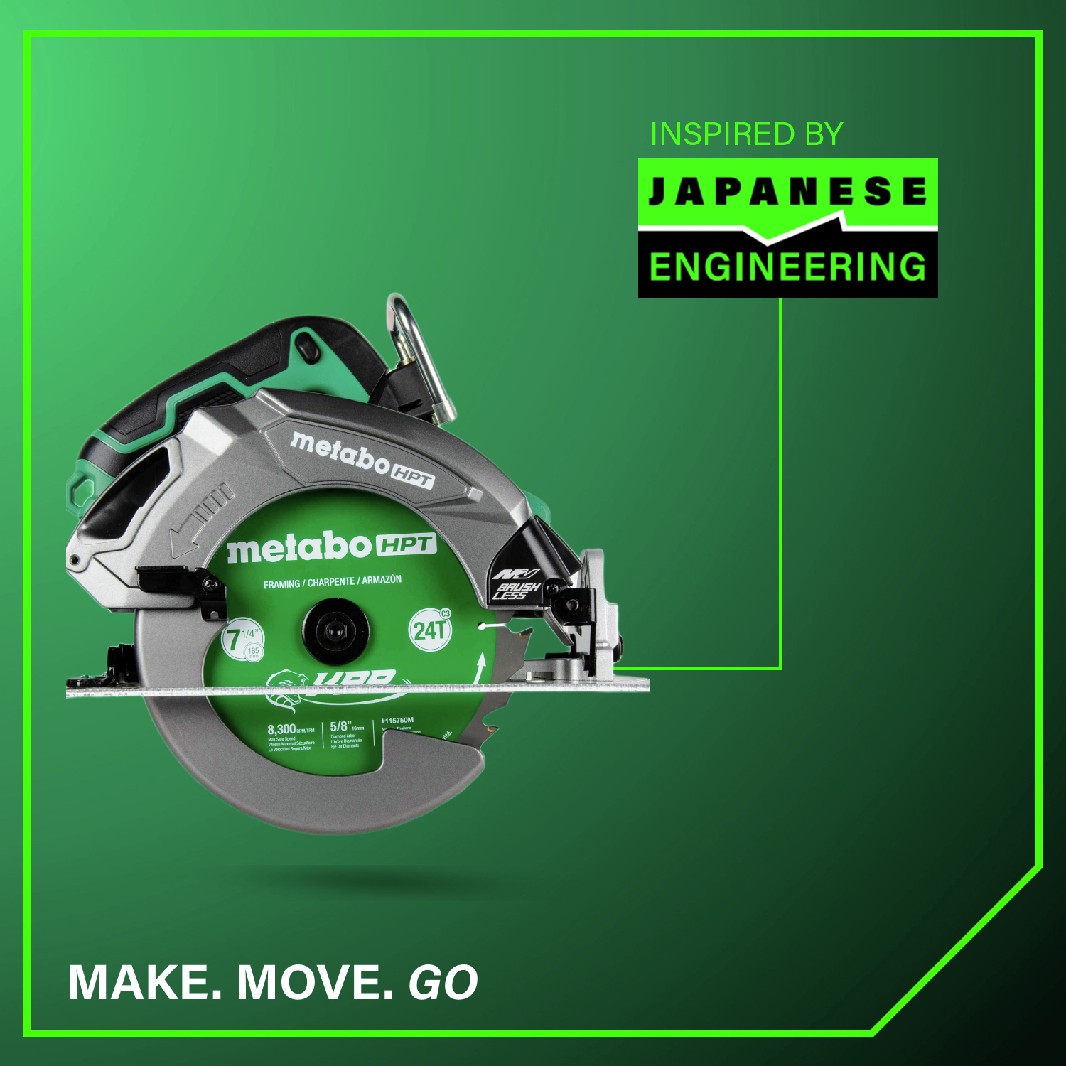 Guided by Japanese craftsmanship, it achieves superior balance, control, and mechanical integrity.