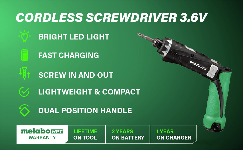 Cordless Screwdriver 3.6V