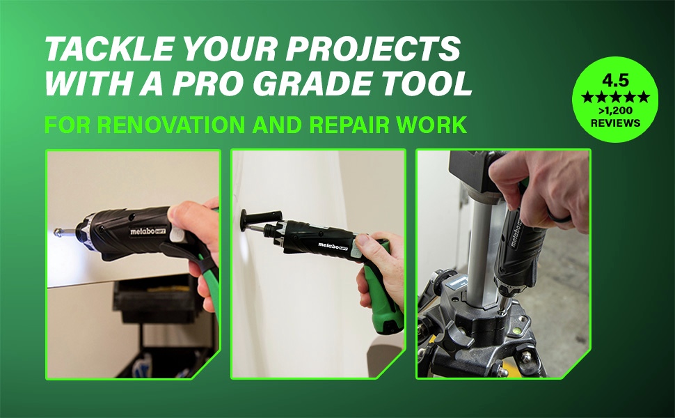 Tackle your projects with a pro grade tool