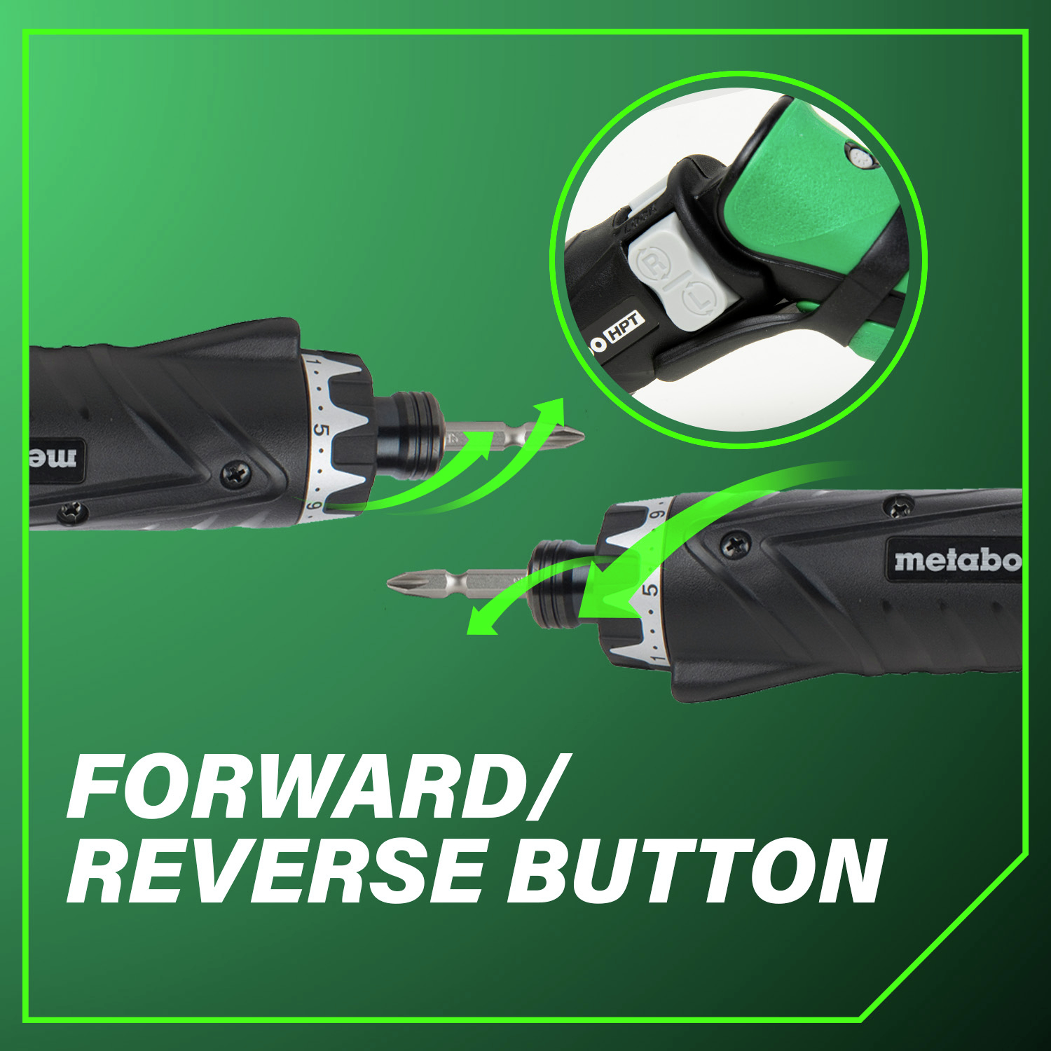 Forward/reverse button