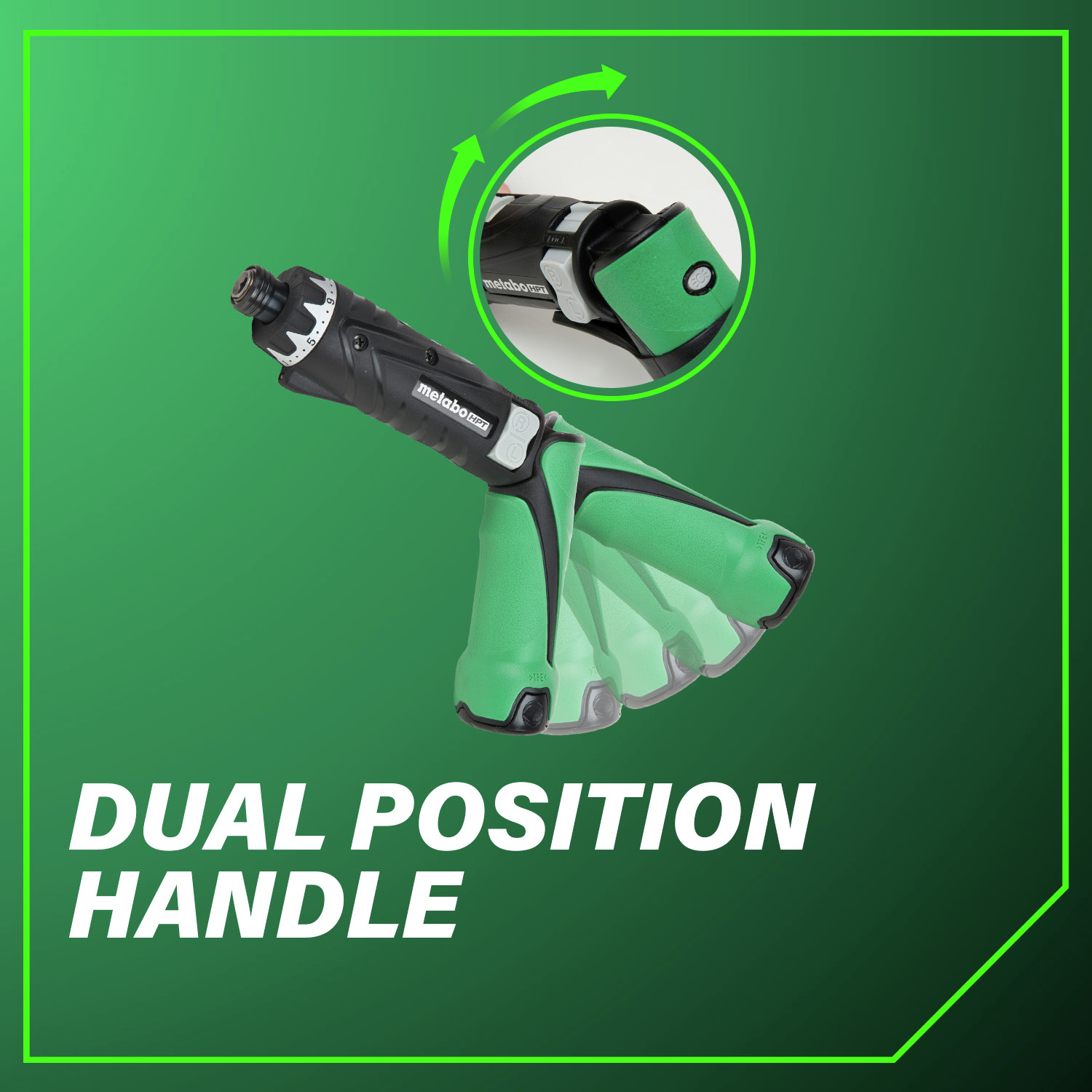 Dual position handle