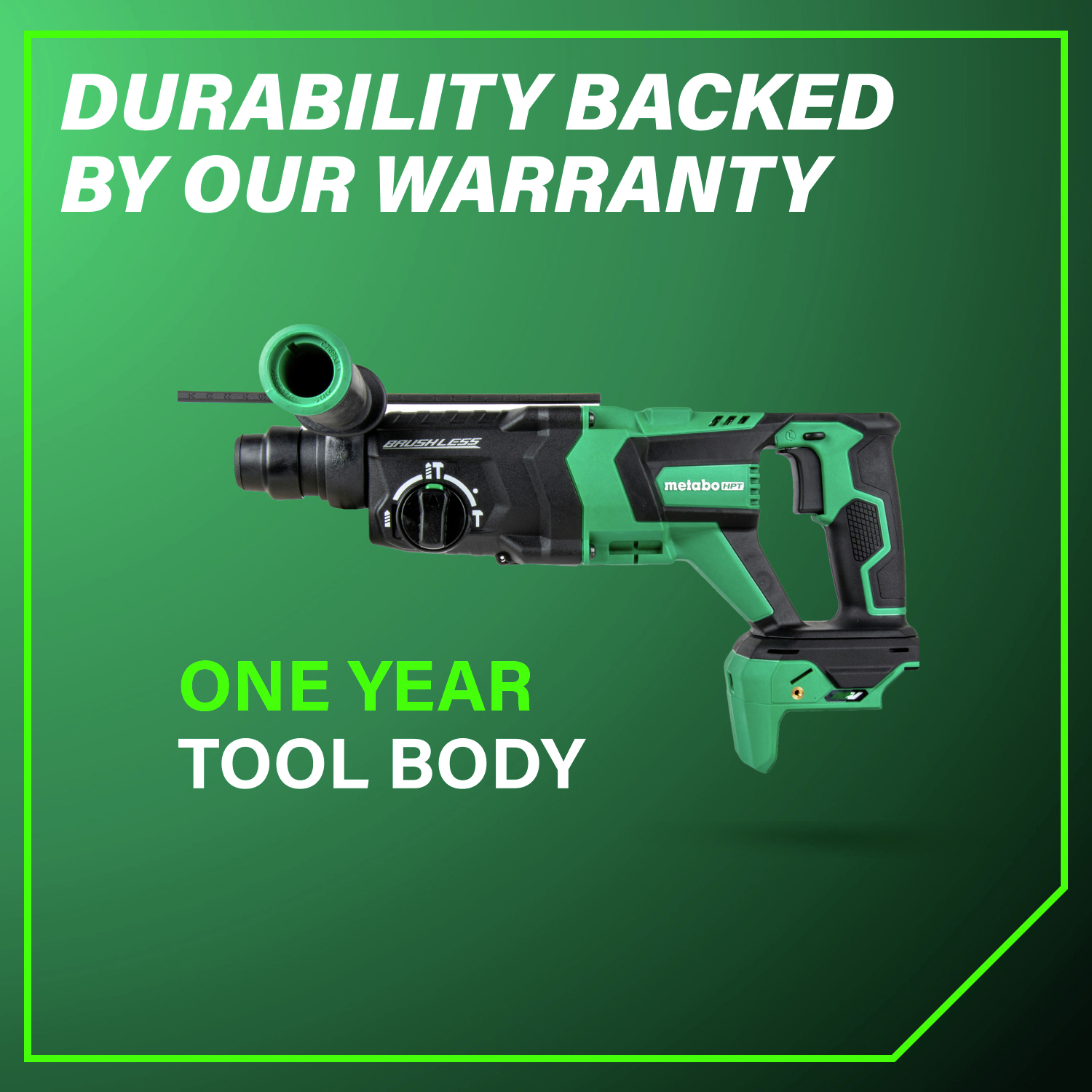 Backed by a one-year warranty for reliable performance.