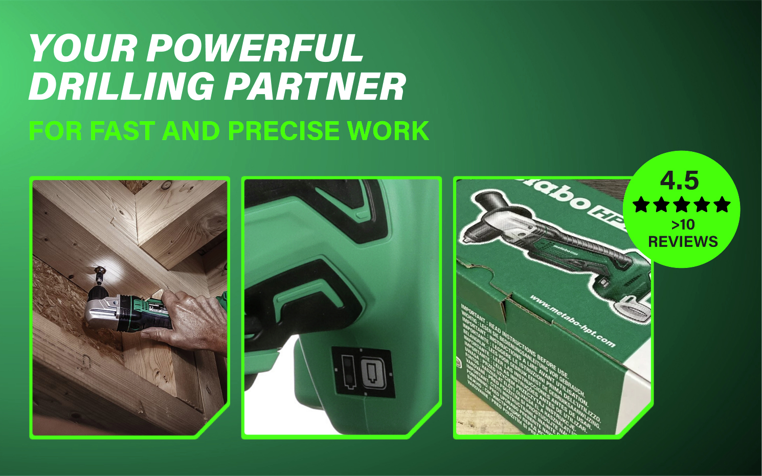 Your powerful drilling partner for fast, precise, and professional drilling.