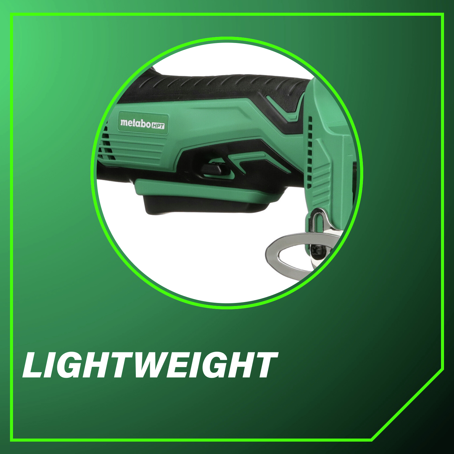 Lightweight Easy to handle, reducing fatigue during long projects.