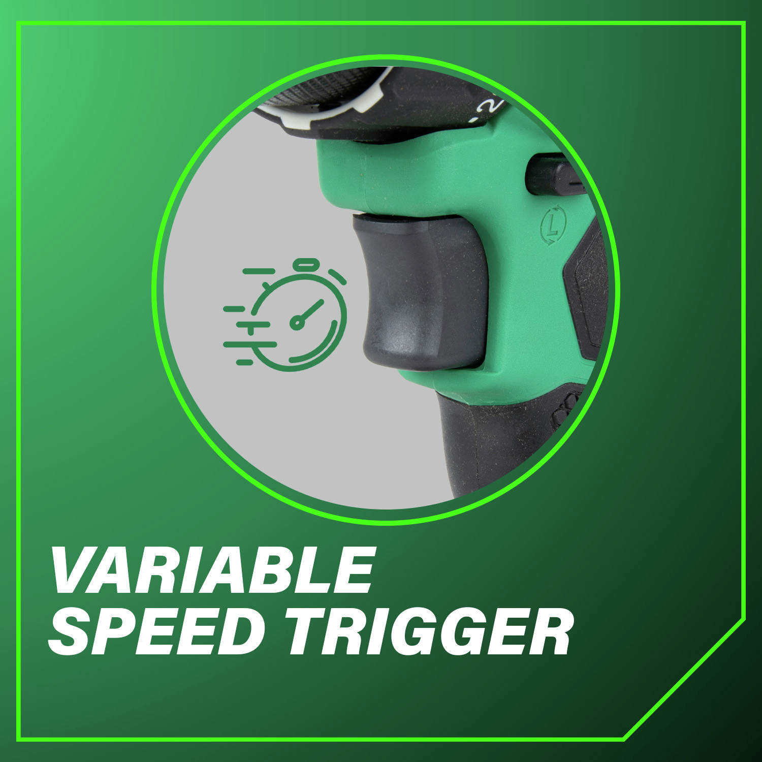 Variable speed trigger