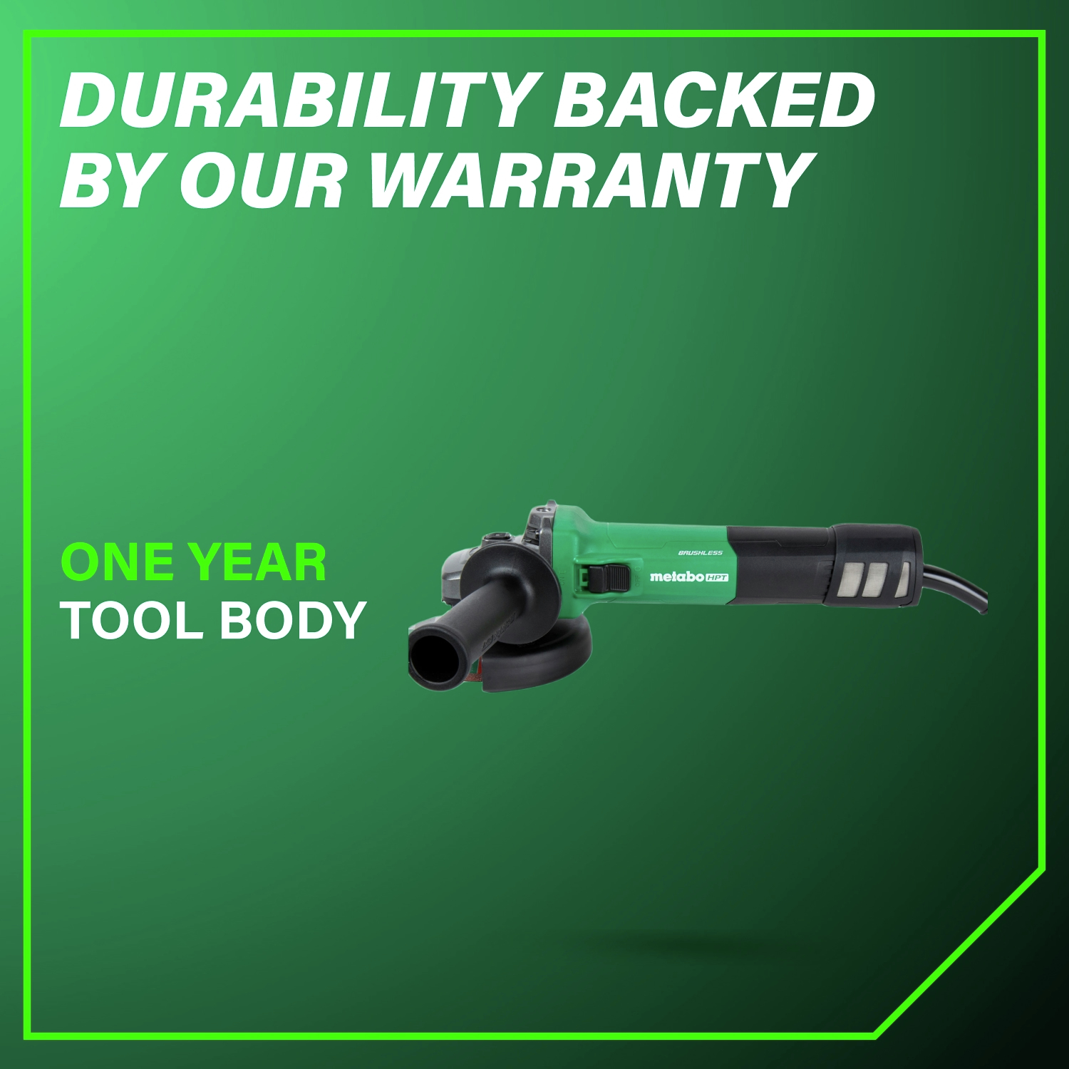 Protected under a limited 1 year warranty to uphold quality and craftsmanship.