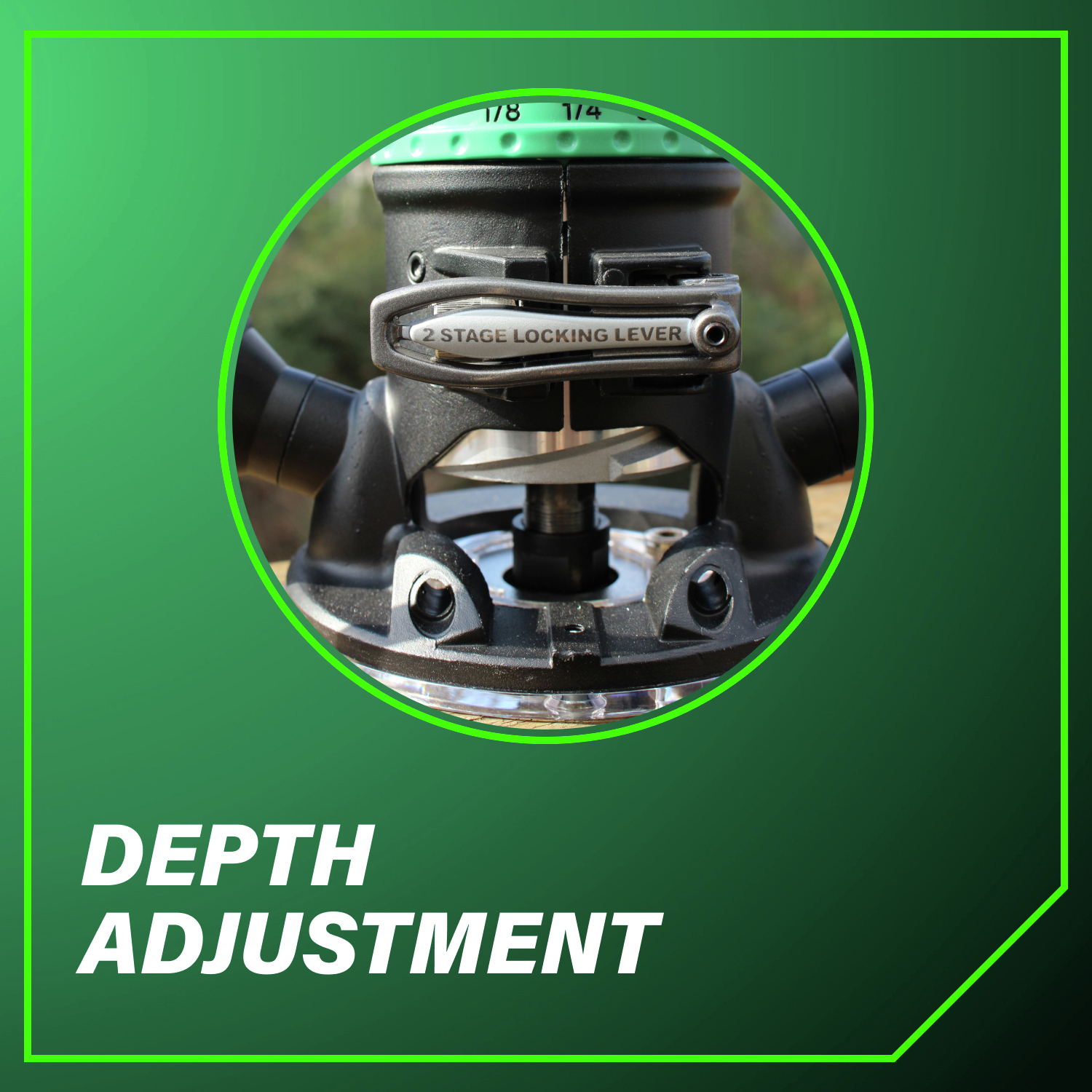 Depth adjustment