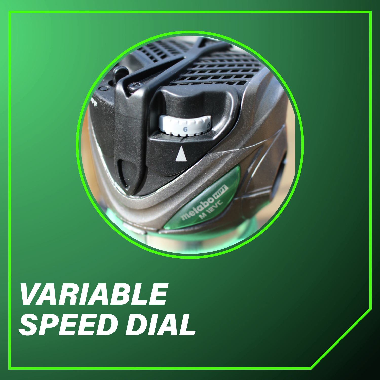 Variable speed dial