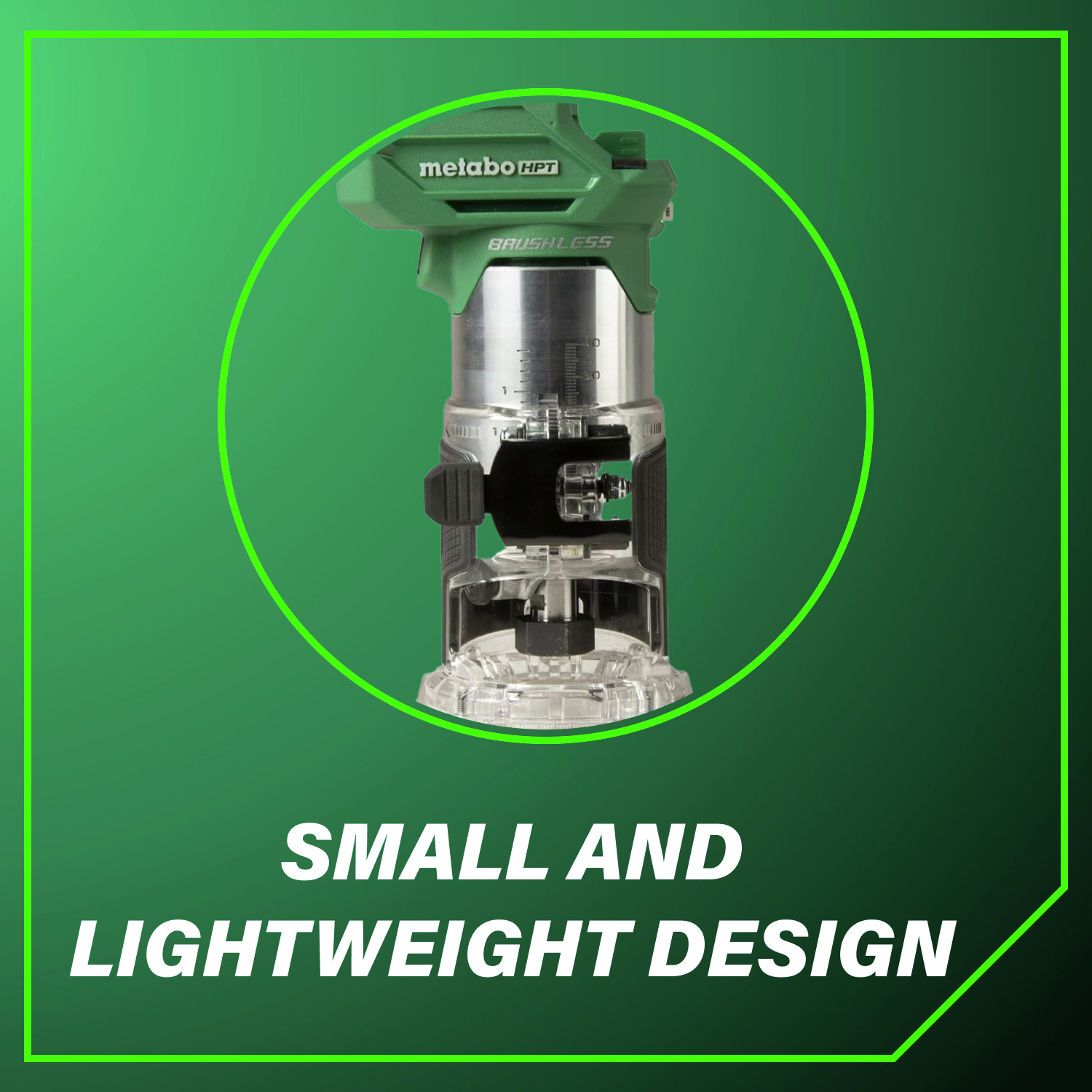 Small and lightweight design Easily maneuverable for detailed and extended work.