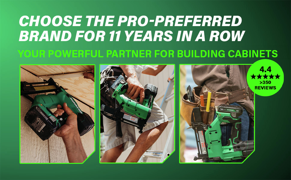Choose the pro-preferred brand for 11 years in a row, trusted for cabinet building and more.