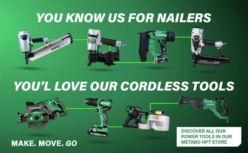 You know us for nailers, you'll love our cordless tools